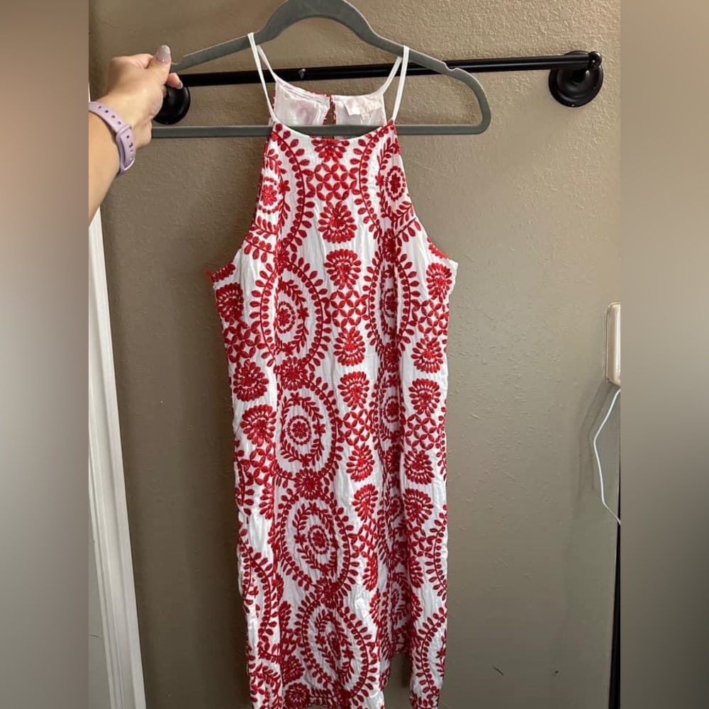 Red dress